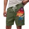 Herren Sommer Große lässige lockere Sporthose Strandshorts