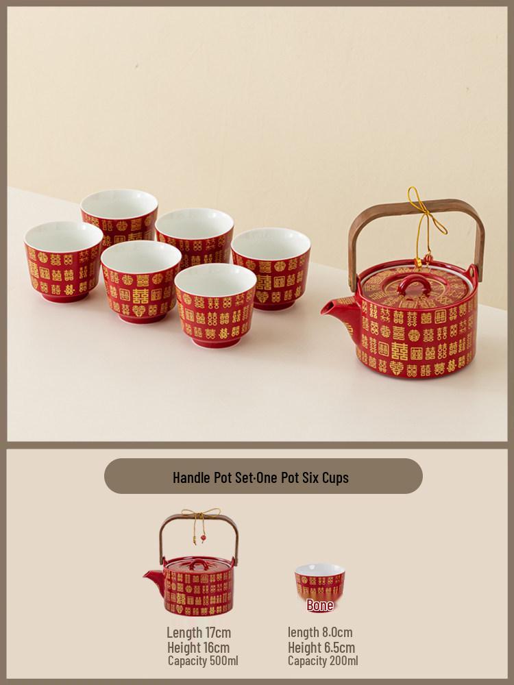 

Chinese Wedding Tea Set: Bridal Tea Ceremony Cups for Newlyweds & Best Friends - Elegant Engagement Gift Standard