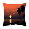 Office Sofa Cushion Summer Vacation Beach Scenery Decoration Cover Luxury Home Decoration Cushion Cover
