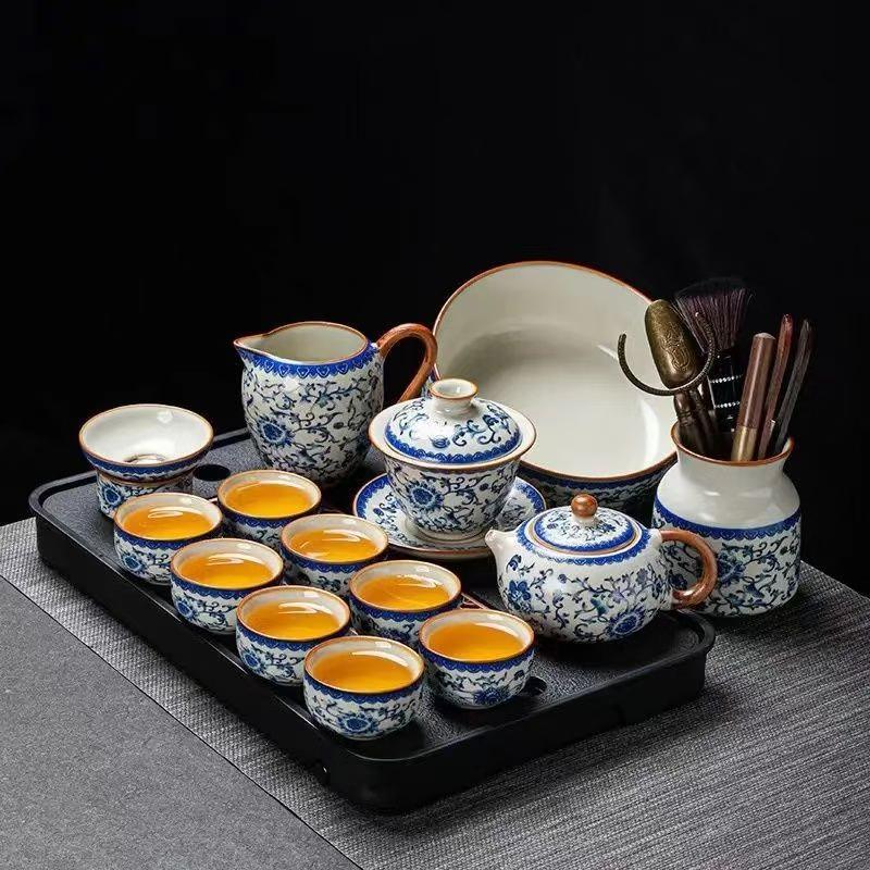Cha Xun Underglaze Ceramic Tea Set