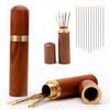Hand Sewing Needles Large Eye Steel Needles with Storage Case Easy Threading Needles Gift for Elderly Sewing Lovers