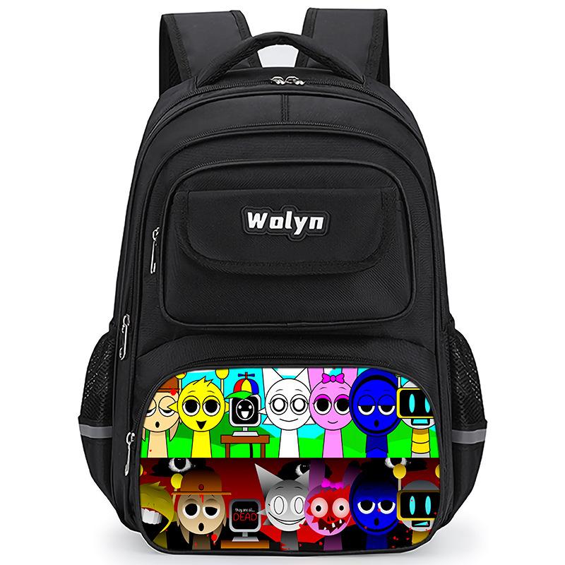 Rhythm Box Sprunki Gioco Zaino Anime Zaino Studente Zaino Scolastico Borsa Multifunzionale