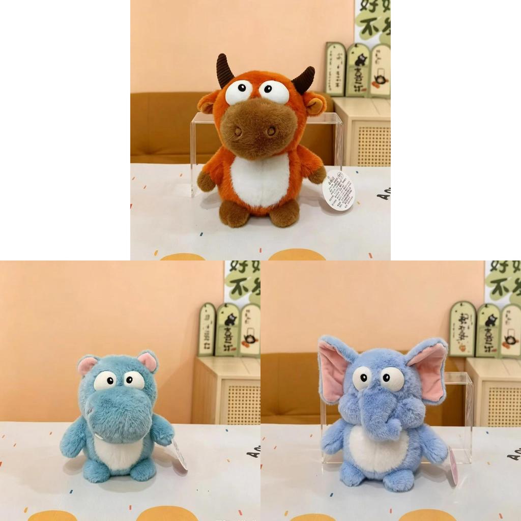 Peluche Dinosauro Sacca di Fagioli Portatile Con Occhi Grandi Per Bambini e Collezionisti