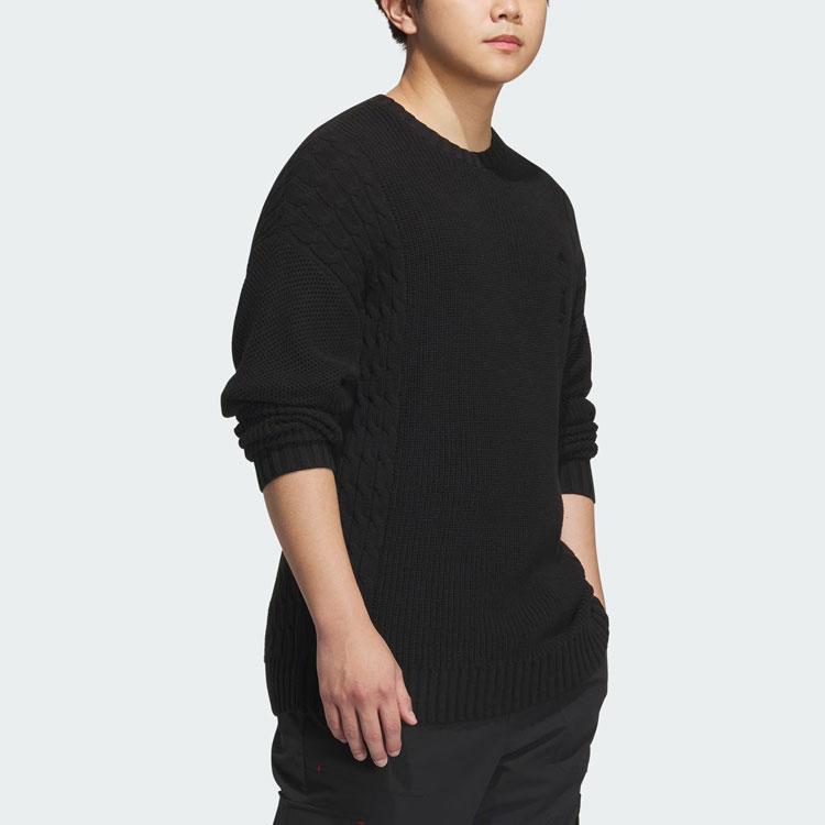 Adidas Wuji Series Sweatshirt Long Sleeve Sport Knit Top Men Tops Black IP5000