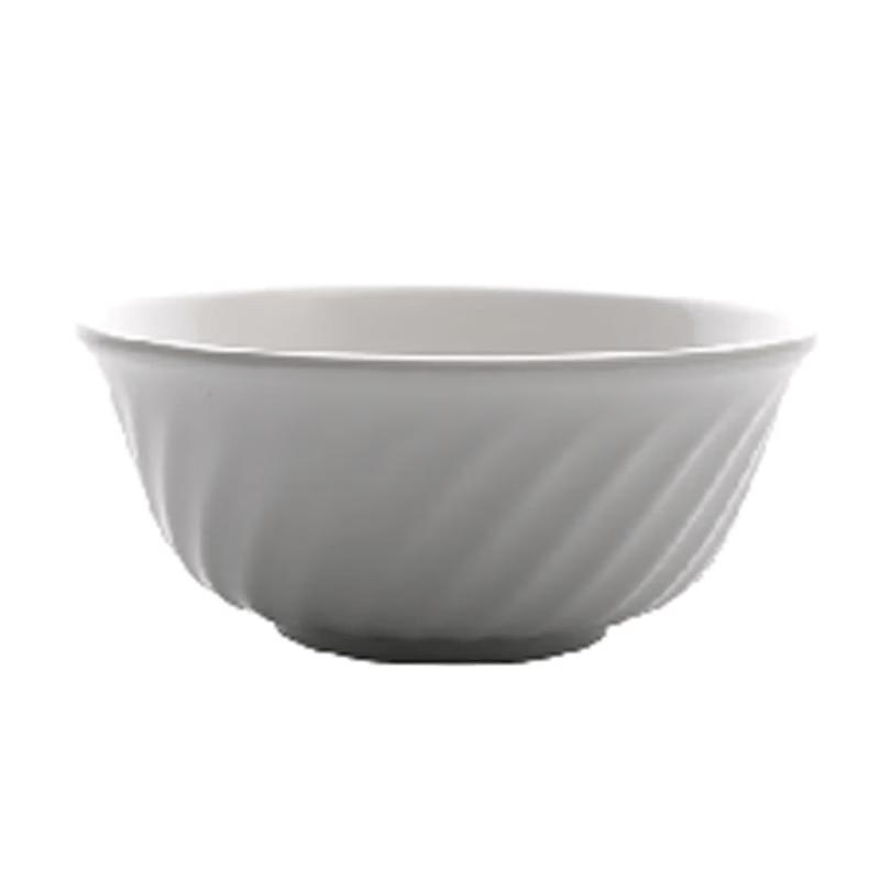 Off-white Twill Melamine Bowl