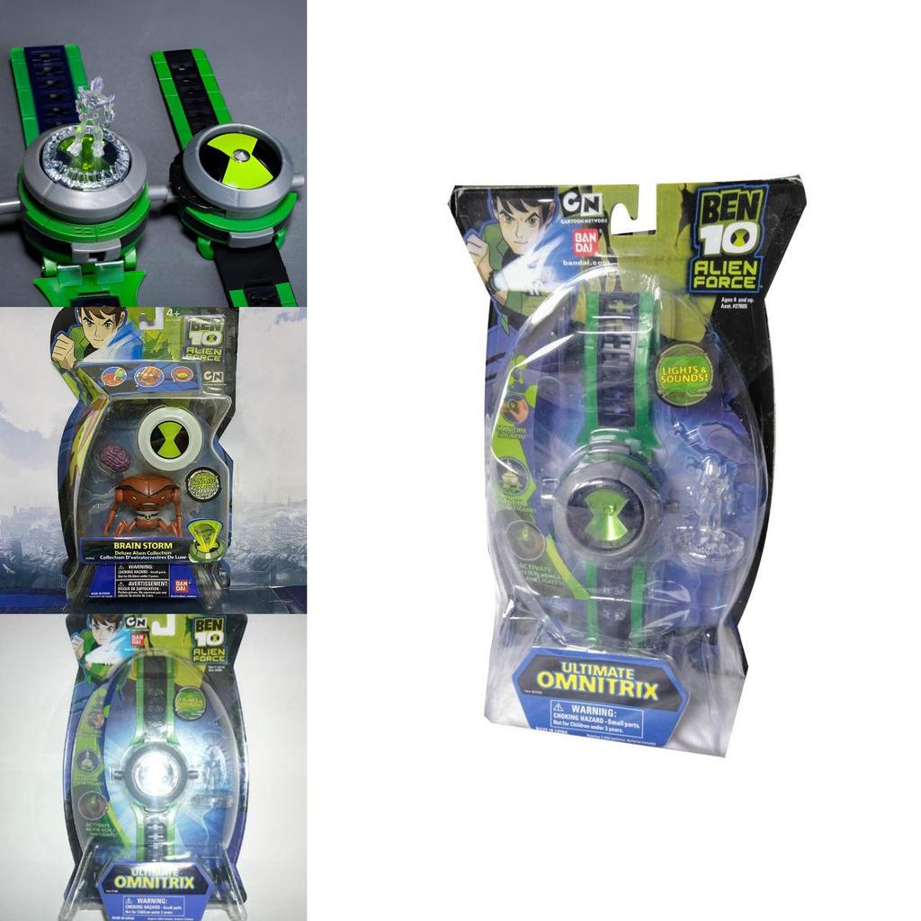 Ben10 Omnitrix Projekční hodinky Vysoká kvalita Dětská hračka s nastavitelným páskem a otočnou funkcí