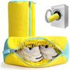 1PC Shoe Washing Machine Bag for Washer & Dryer Soft Chenille Fabric with Fluffy Lining Noise-Fits Sneakers & Shoes Laundry Bags