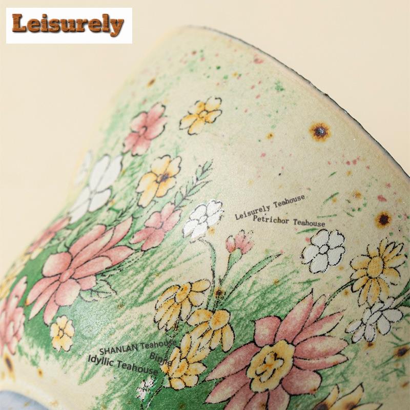 25ml Karamellglasur Kaninchen Blumenpflückende Kürbis-Teetasse Luxuriöse Teeschale Niedliche Tasse Teeverkostung Riechbecher Jianzhan Meistertassen Cha