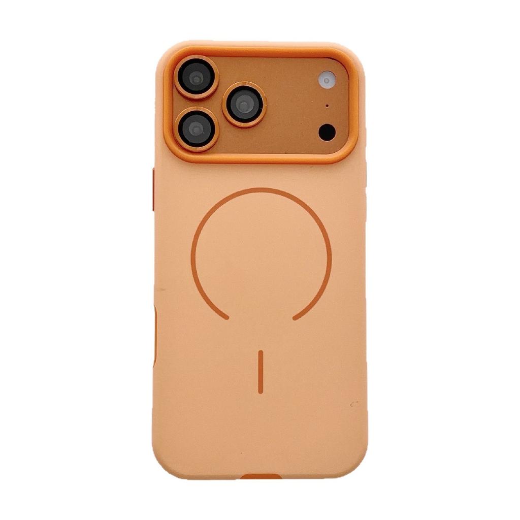 Applicable To iPhone11promax Matte Magnetic Mobile Phone Case Apple 11 Skin Color Contrasting Two-in-one Protective Case 11