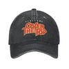 Over The Top Logo Movie Baseball Cap Lincoln Hawk Distressed Denim Washed Hat Vintage Outdoor All Seasons Adjustable Sun Cap