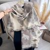 Women Thicken Luxury Winter Paisley Two-Sided Cashmere Jacquard Scarves High Quality Wrap Shawl Ladies Wool Pashmina Scarf