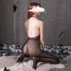 Elastic Crotchless Lingerie Bodysuit Open Crotch Sexy Costumes Fishnet Bodysuit Sex Bodystocking Body Suit