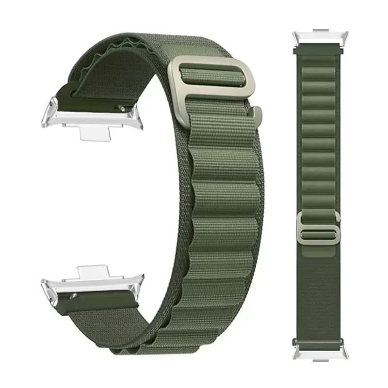 Alpine Nylon Loop Strap for For Xiaomi Redmi Watch 4/5 Adjustable Elastic Bracelet Watchband For Mi Band 8 Pro/9 Pro Accessories