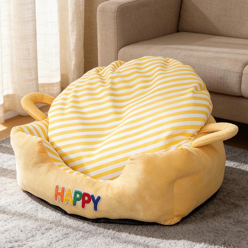 Pet Car Seat and Bed: Washable, Portable, and Safe Sofa for Dogs