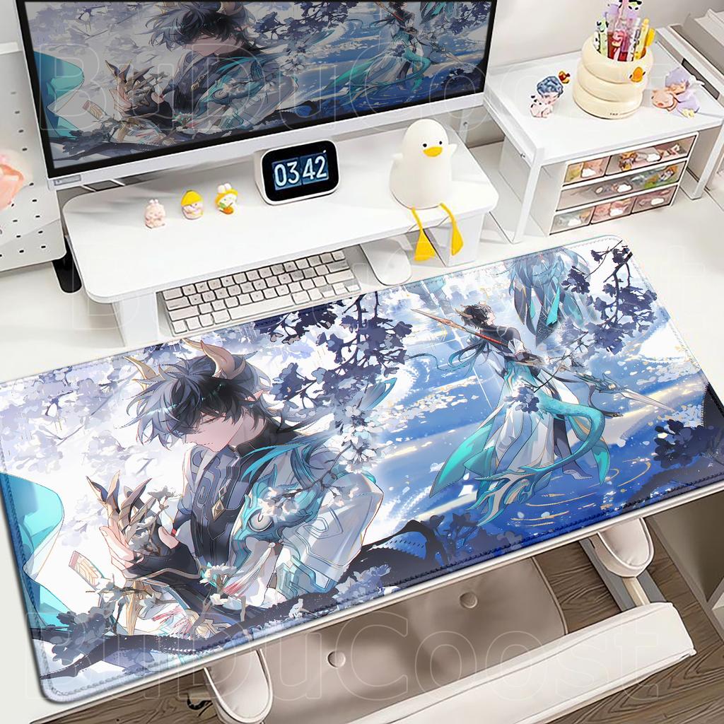 Cute Anime Mouse Mat Castorice Evernight Cyrene Mouse Pad Honkai Star Rail Gaming Mousepad Computer Keyboard Pc Laptop Desk Mat