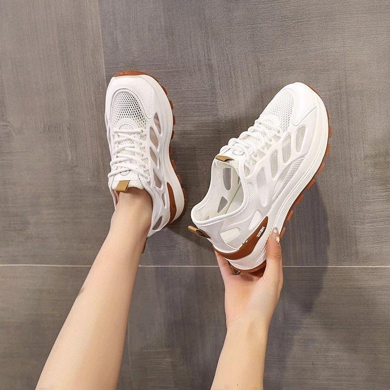 Summer New Breathable Mesh Shoes Platform Sports Shoes Casual Dad Trendy Shoes