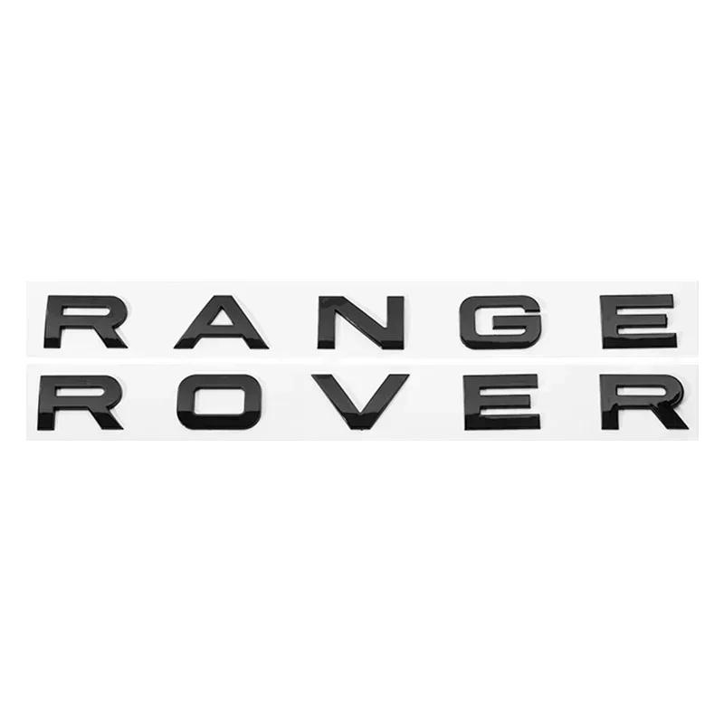 For Land Rover Discovery Defender Sport Evoque HSE 3D ABS Range Rover Car Bonnet Letters Logo Badge Emblem Sticker Accessories