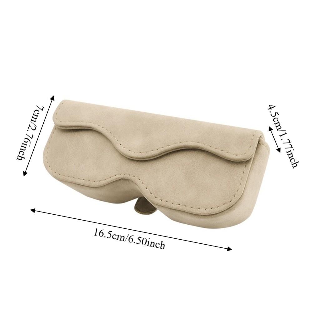 Anti-Scratch Car Eyeglasses Case Scratch Resistant Eyeglasses Holder Driving Accessory