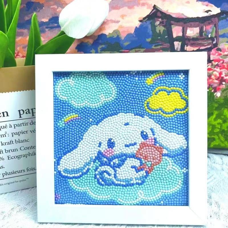 Children'S Diamond Painting Handmade Diy Masonry Painting Cartoon Diamond Sticker Bedroom Living Room Decorative Painting Photo Frame