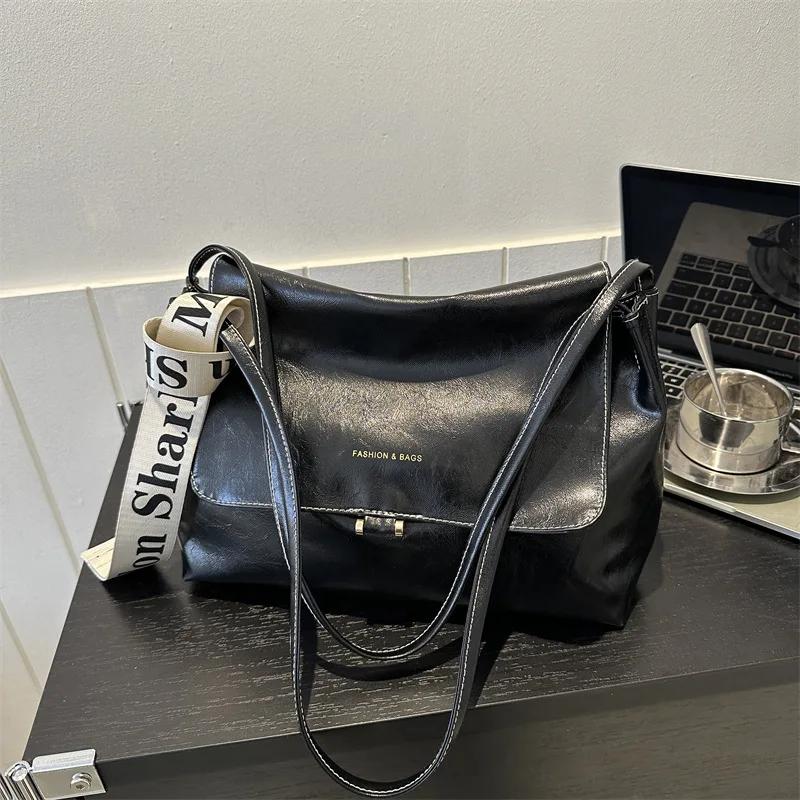 Schultertasche mit großem Fassungsvermögen für Damen, feminin, hochwertig, Retro-Mode, neuer Trend