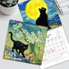 Cat Calendar 2026 Runs from January Until December 2026 Cat Monthly Calendar Jan - Dec 2026 Wall Planner for Home Living Room