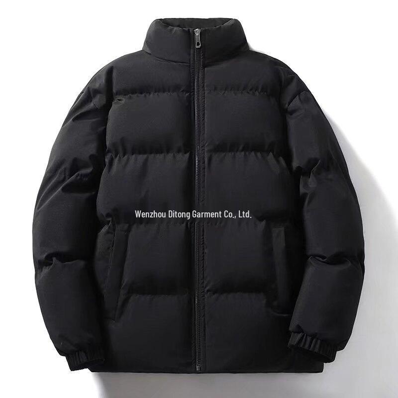 2025 Winter Hooded Cotton Jacket - Trendy, Thick Men s Loose Coat for Couples and Students XL