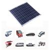 50W Solar Panel Car Charger Dual USB Ports Outdoor Charger Power With USB Cable