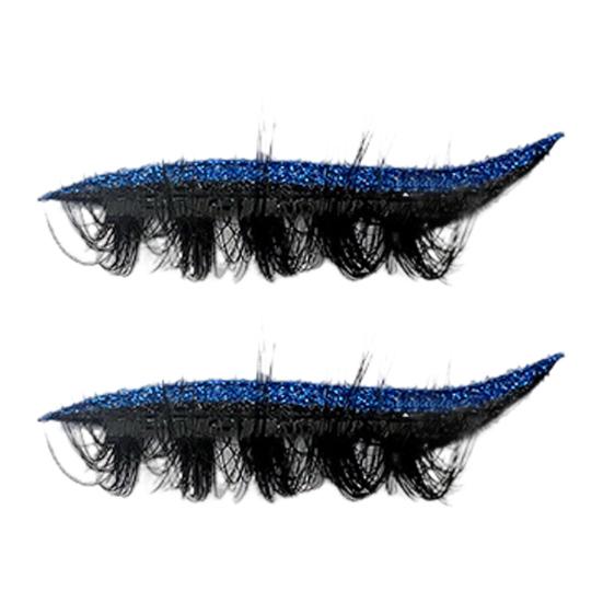 1 pár Líné oční stíny Náplast na řasy Vodotěsné Oční stíny Řasy Make-upové nálepky Opakovaně použitelné Nálepky na oční make-up s umělými řasami Stín