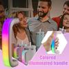 Colorful Light Luminous Water Cup Handle Reusable Thermal Cup Replacement Handles  Bar