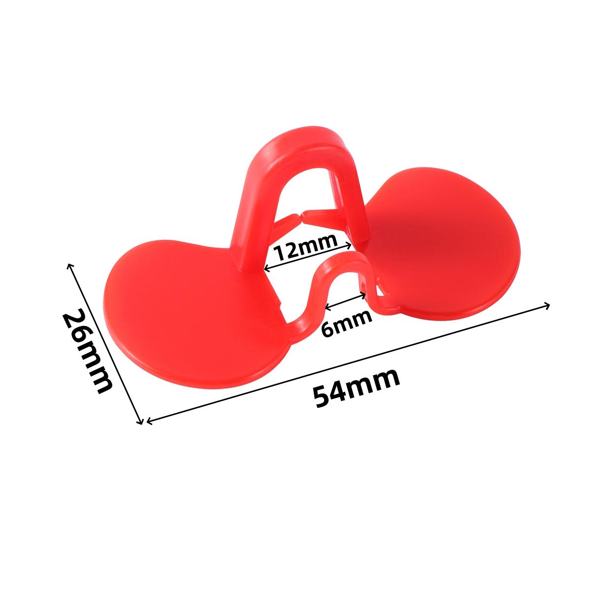 

Thickened Non Bolted Chicken Glasses 2 Beams Design Rooster Anti-Peck Eye Mask Anti-Pecking Goggles Poultry Breeding Tools 50Pcs