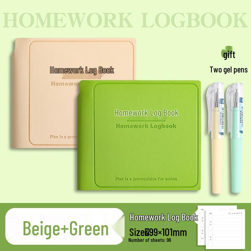 Grade 1 Mini Homework Notebook for Primary Students