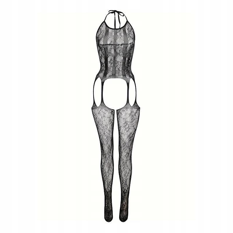 Czarne Bodystocking, Pończochy, Strój - Seksowna Bielizna Erotyczna Damska