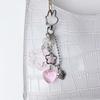 Handmade Five Pointed Star Keychain Durable Acrylic Alloy Bag Charm Accessory Lightweight Portable Keyring Decor