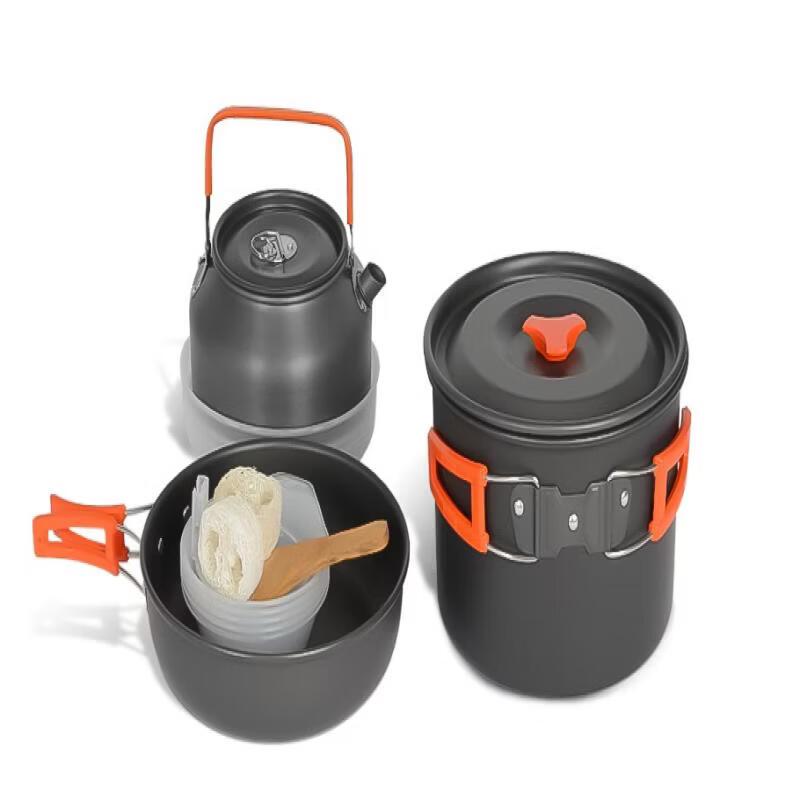 

ZISIZ Portable Aluminum Cookware Set