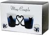 Artha Twin Black Transforms from Black to White When Filled with Hot Stylish Mugs with Tail Arrives in a Heart Shape Mugs, Cat, Color-Changing/Dawn,
