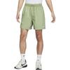 Nike Einfarbige Schnür-Sportshorts Herrenhosen Olivgrün FN3308-386