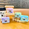 Mini Retro Recorder Keychain Creative Cartoon Tape-shaped Schoolbag Pendant