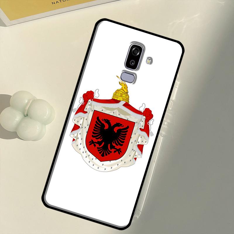 Albania Albanians Flag Art Case For Samsung Galaxy J4 J6 Plus 2018 A6 A7 A8 A9 J8 J1 J3 J5 J7 2016 A3 A5 2017 Cover