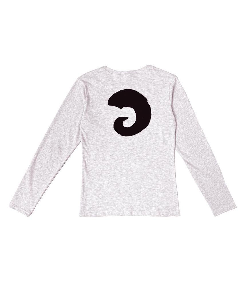 Tansanmageunesyum Horn Applique Long Sleeve (Light Pink)