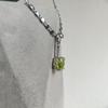 Silver Pendant with Chrysolite (60002178)