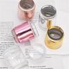 Nail Art Stamper Clear Silicone Stamping Jelly with Scraper for DIY Nail Decor Transparent Visible Body No Misplacement