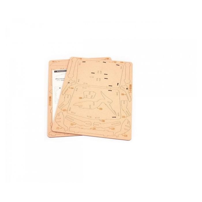 Wooden 3D Model - Pterosaur - 31 Pcs - 16 X 38.5 X 24 Cm - For Children from 8 Years Old