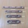 20Pcs Silver 77Mm Stainless Steel Corner Brace Heavy Duty Straight Mending Plate for Furniture DIY Projects Cabinet Window Steel