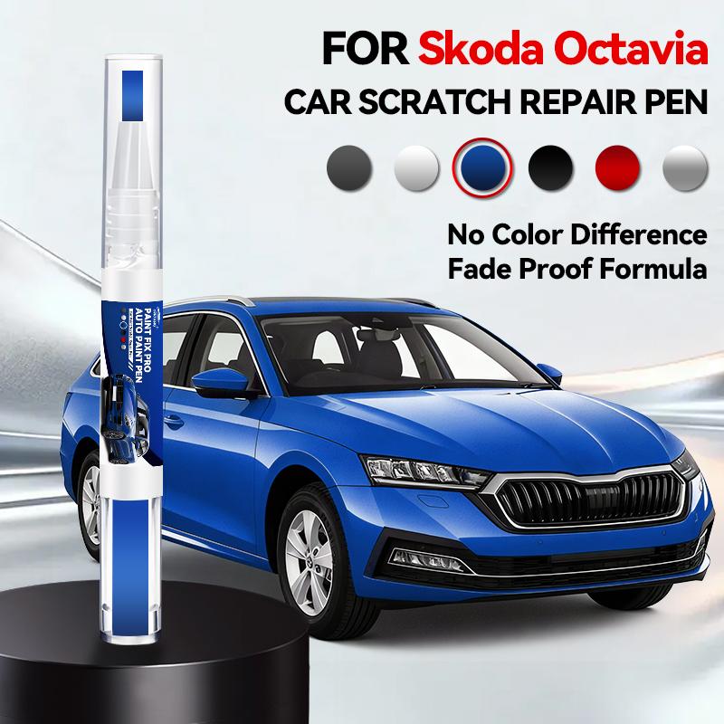 Pro Škoda Octavia Opravný pero na lak auta Dotykové pero na škrábance DIY Autodoplňky Béžová 123 Bílá Šedá LD7S 160 Černá Červená