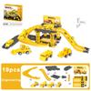 Kids Track Parking Lot Toy Automobile Building Racing Rail Car Park Fire Police Engineering Dinosaur Car for Children Gift