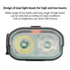 Dual Light Source Bike Headlight Horn Waterproof Bicycle Front Light Bicycle LED Headlight  Cycling