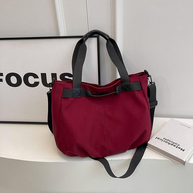 Handheld Large Capacity Casual Tote Bag for Women's Summer Work Commuting Single Shoulder Bag Simple and Versatile Trend