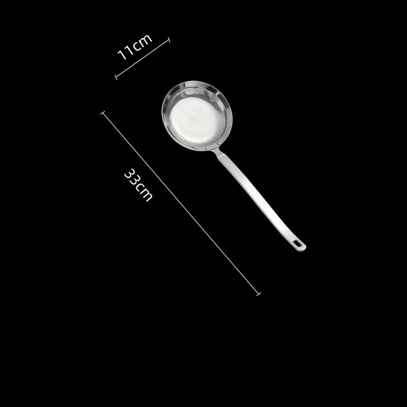 Nerezová filtrační lžíce HANYANG 304 Pěnová lžička na horký hrnec Lžíce pro domácnost Zahuštěné smažení na pěnovou lžičku