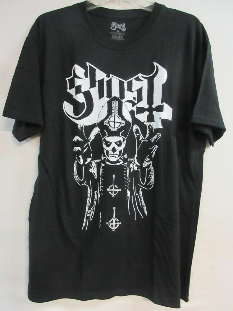 

GHOST OFFICIAL MERCH PAPA WRATH 2024 BAND CONCERT MUSIC LARGE Unisex T-Shirt L