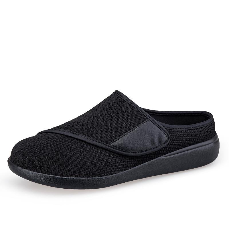 Orthopedic Diabetic Shoes for Wide Feet with Adjustable Closure Lightweight Edema Sneakers with High Arch Support for Elderly